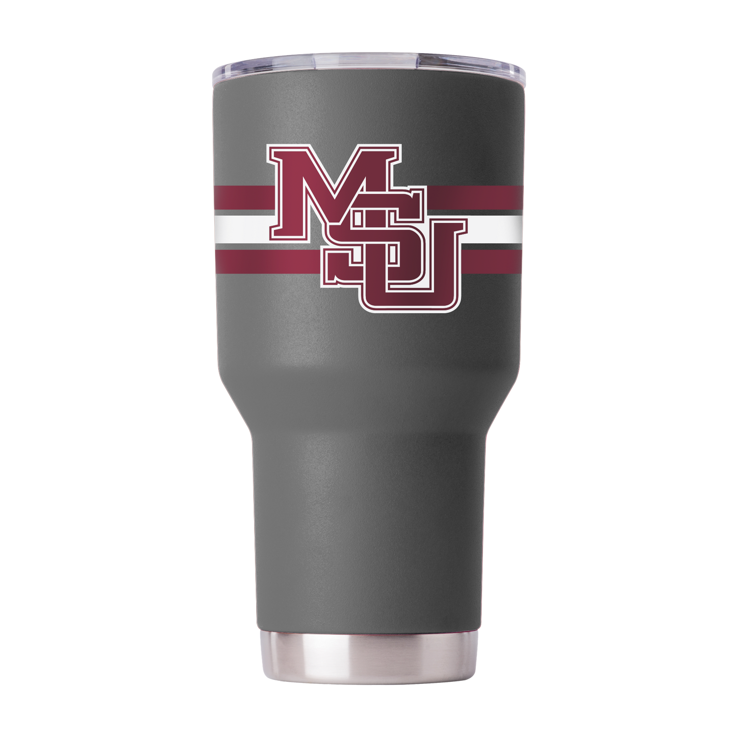 Mississippi State 30oz College Vault Grey Tumbler