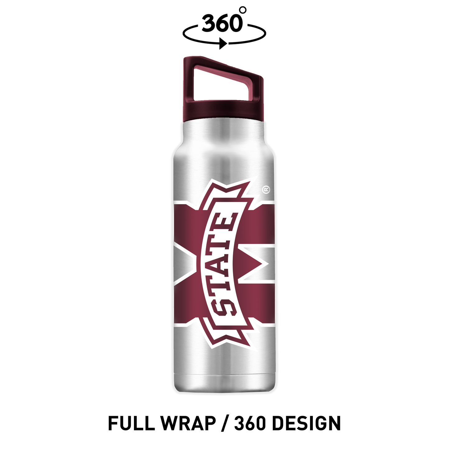 Mississippi State 40oz Stainless Steel Bottle