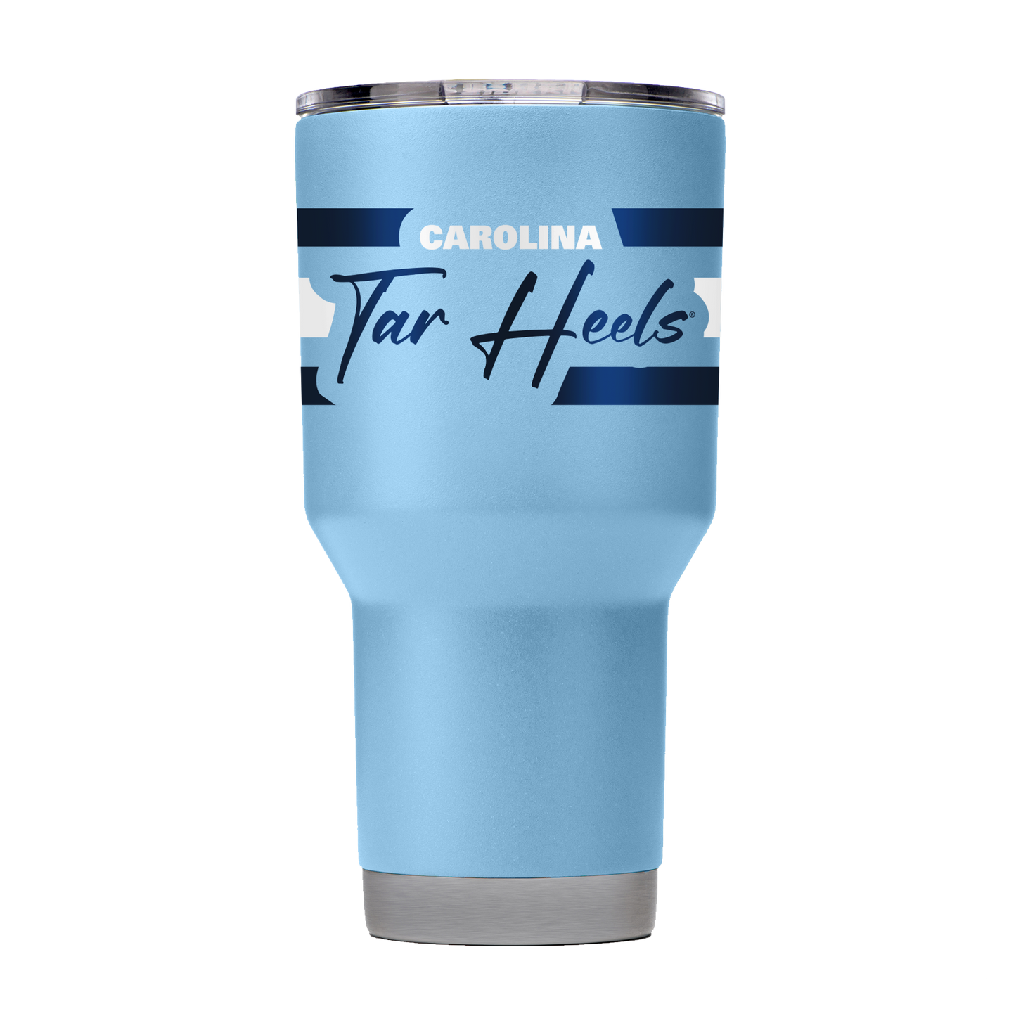 North Carolina 30oz Blue Script Tumbler