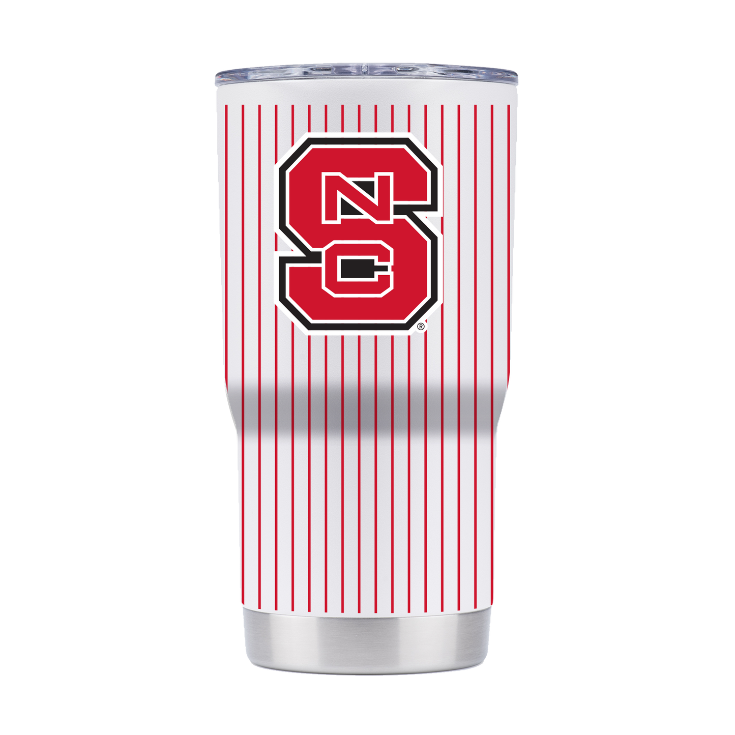 NC State 20oz Pinstripe Baseball Tumbler