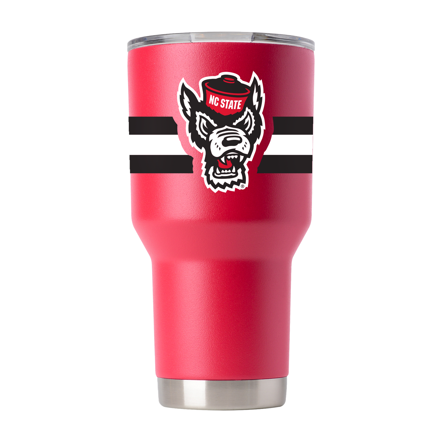 NC State 30oz Red Tumbler w- Stripes