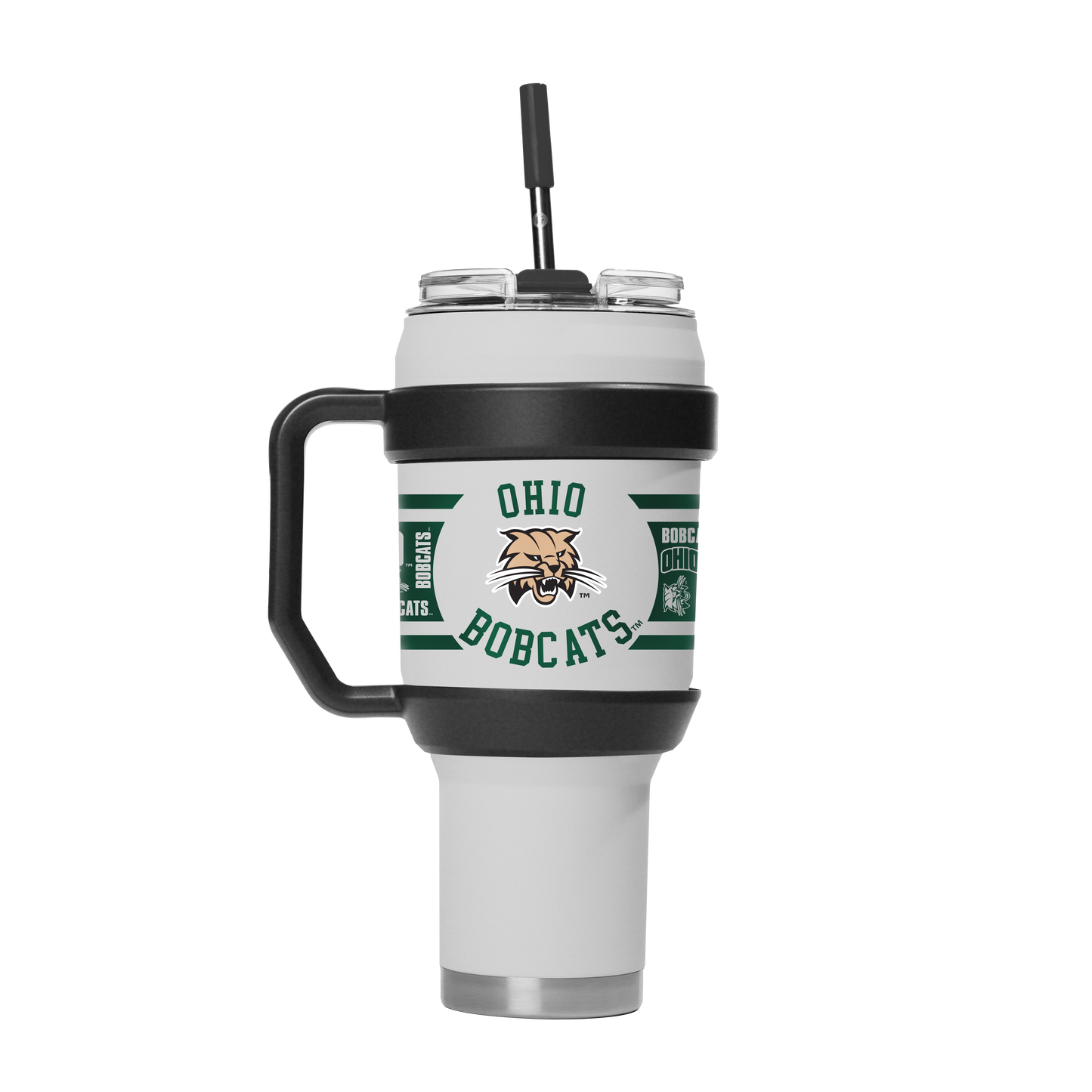 Ohio 40oz Stainless Steel Tumbler - White