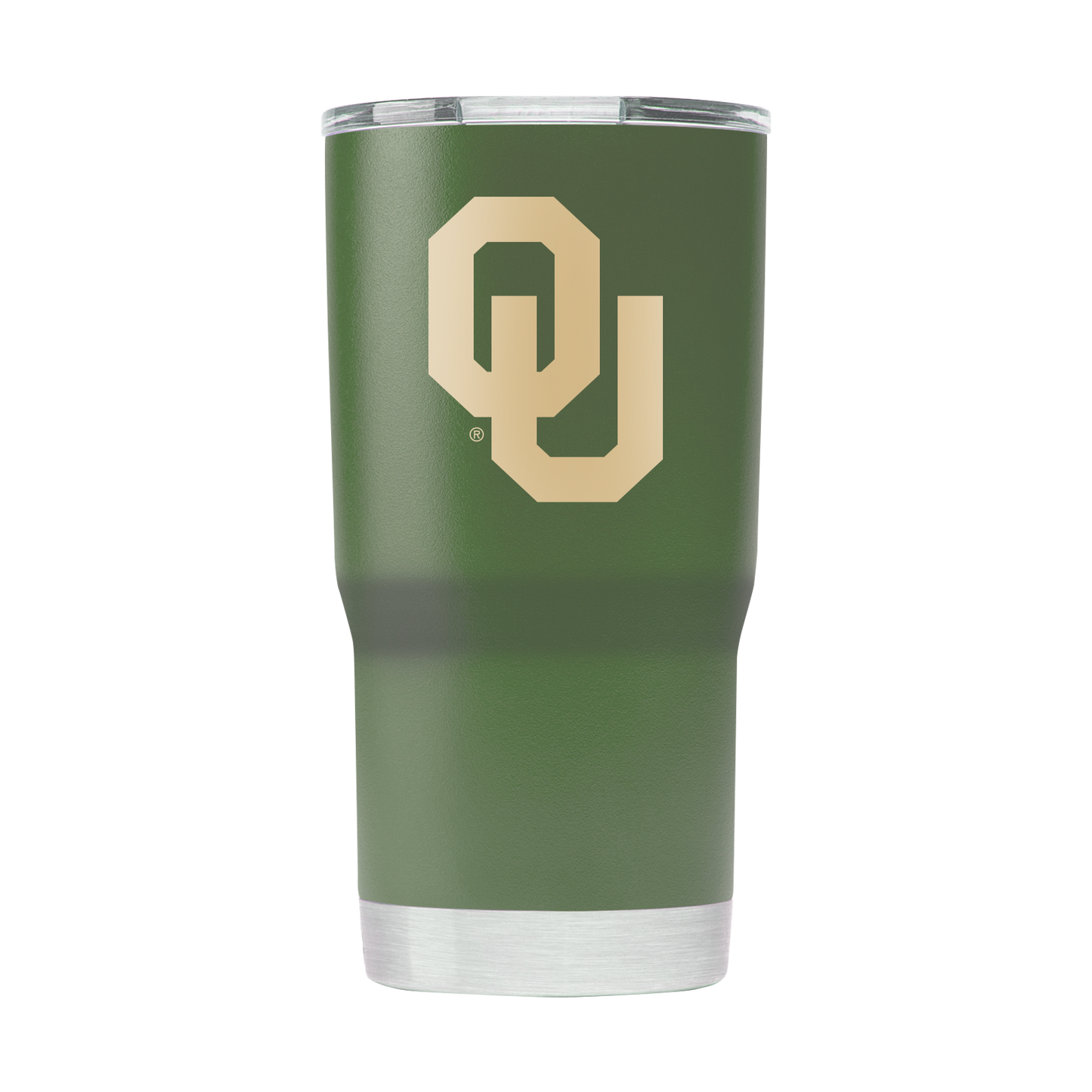 Oklahoma 20oz Olive Green Tumbler - American Flag