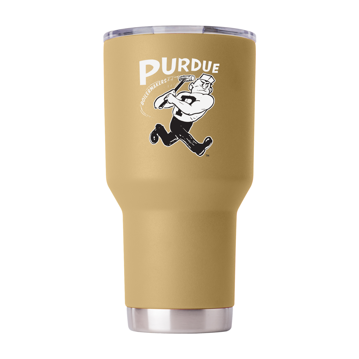 Purdue College Vault 30oz Gold Tumbler