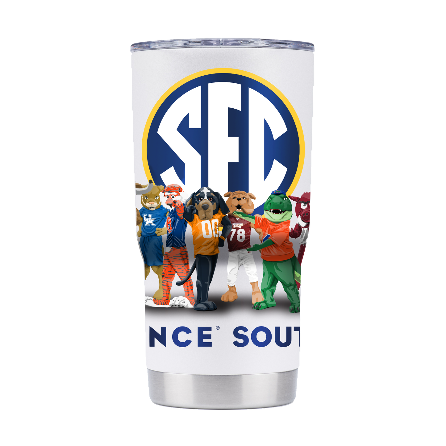 SEC Collection Mascot 20oz Tumbler