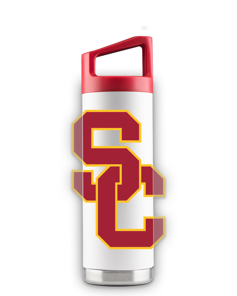 Southern California 16oz White Youth Bottle