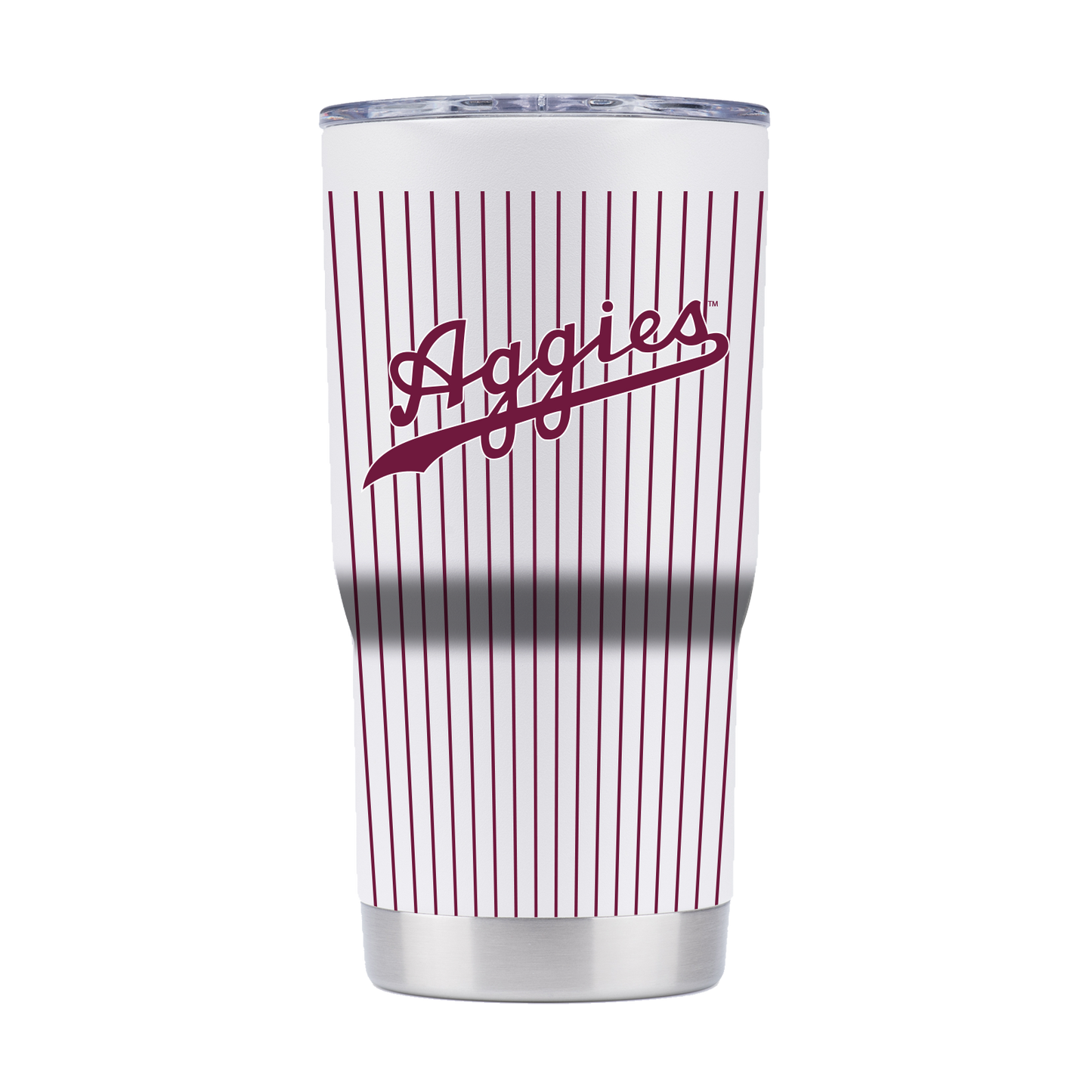 Texas A&M 20oz "Aggies" Baseball Pinstripe Tumbler