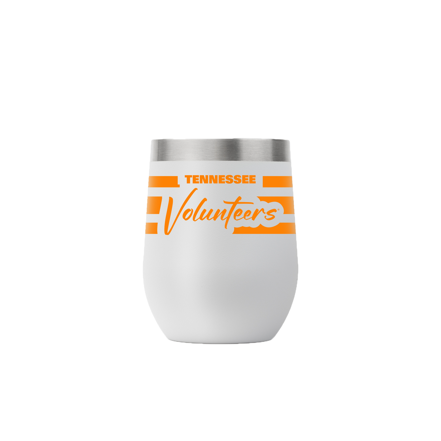 Tennessee 12oz Script Stemless Gray Tumbler