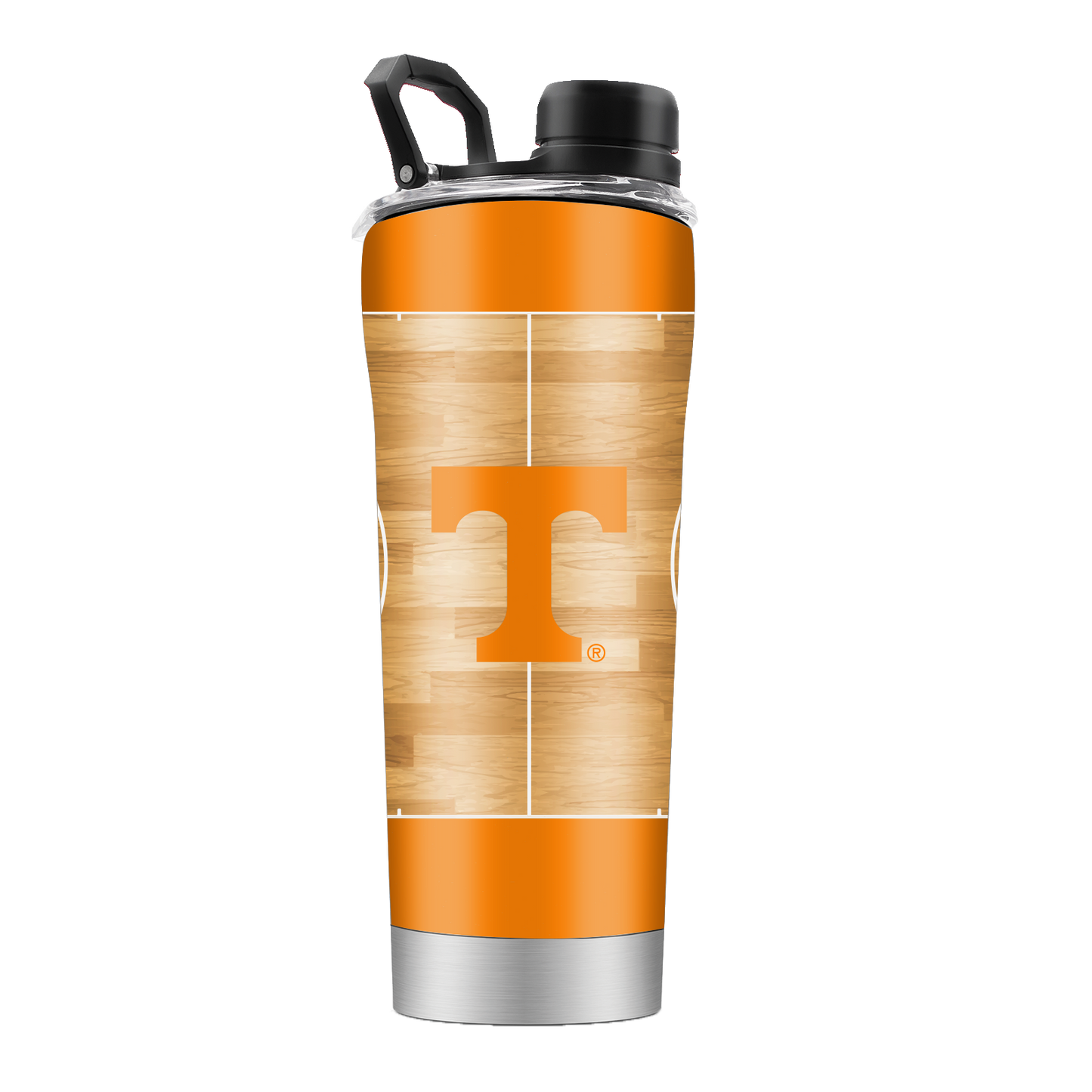 Tennessee Basketball Court Stainless Steel Shaker