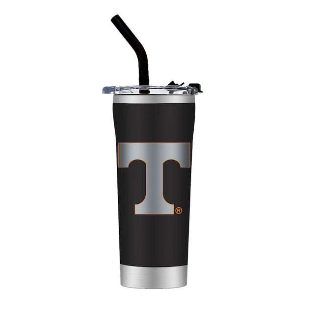 Tennessee Black Straw Tumbler