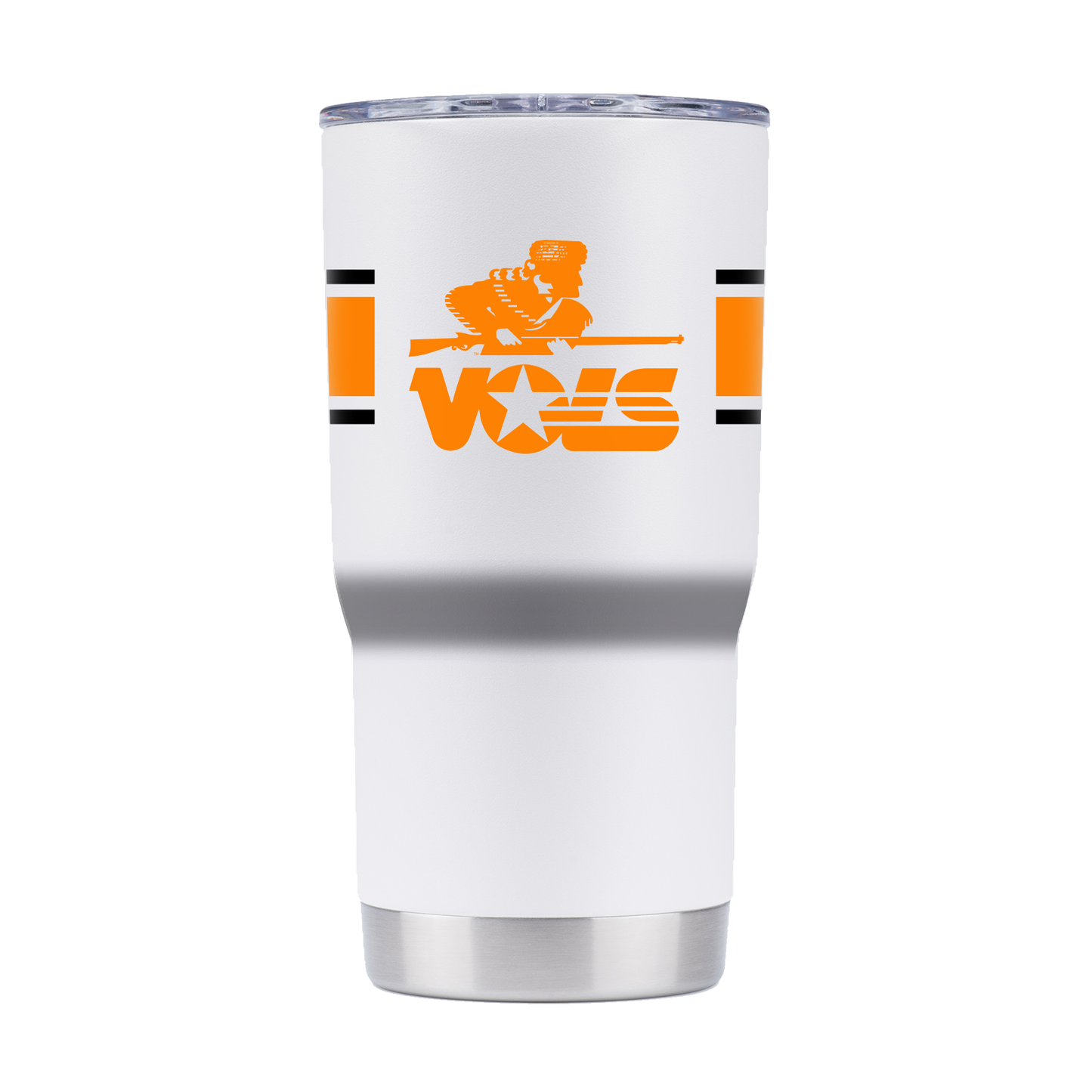 Tennessee 20oz College Vault "Rifleman" White Tumbler