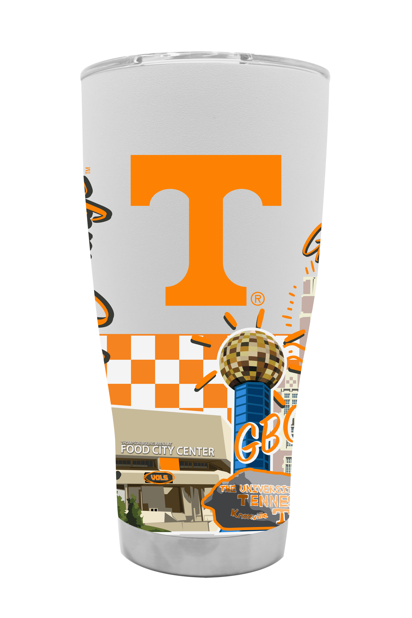 Tennessee 30oz Campus Icons Tumbler