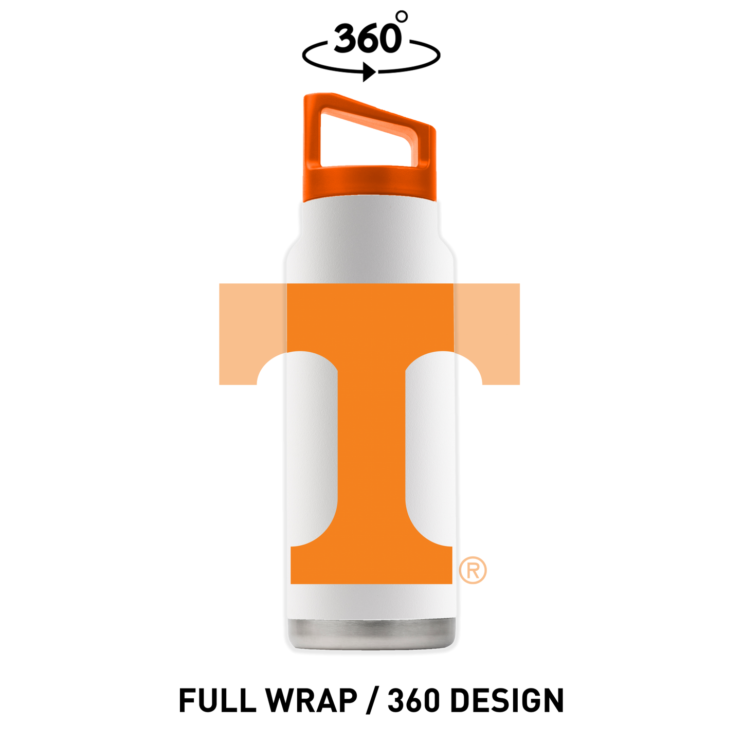 Tennessee 40oz White Bottle
