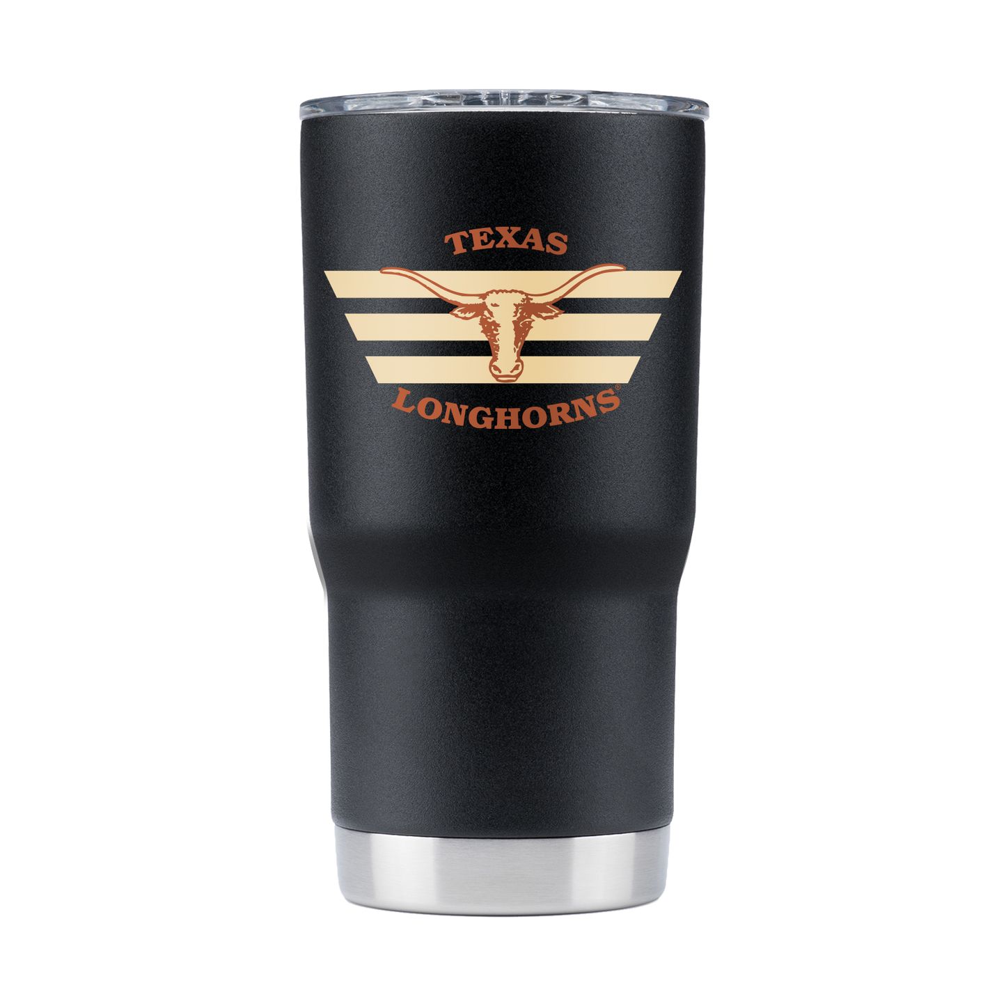 Texas 20oz College Vault "Longhorns" Black Tumbler
