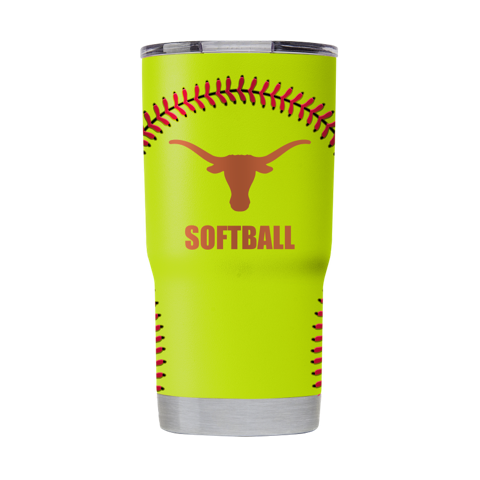Texas 20oz Softball Tumbler