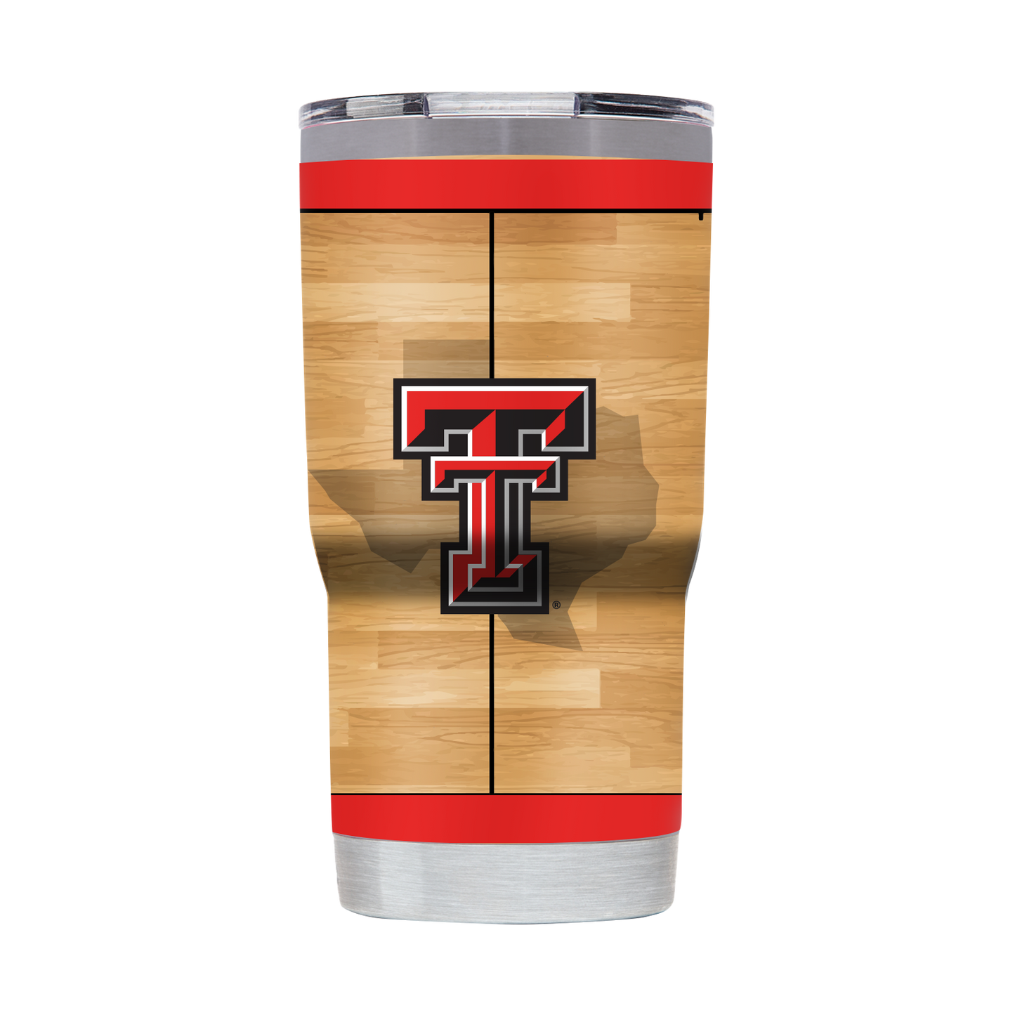 Texas Tech 20oz Basketball Court Tumbler