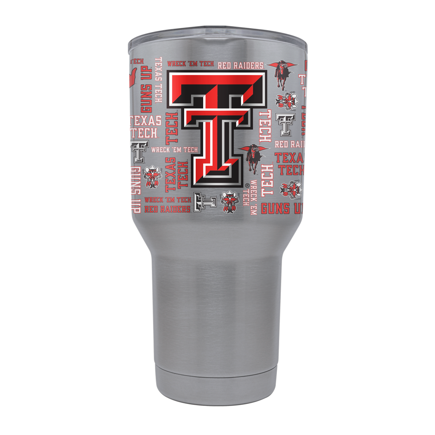 Texas Tech 30oz Red Raiders Stainless Steel Tumbler - All Over