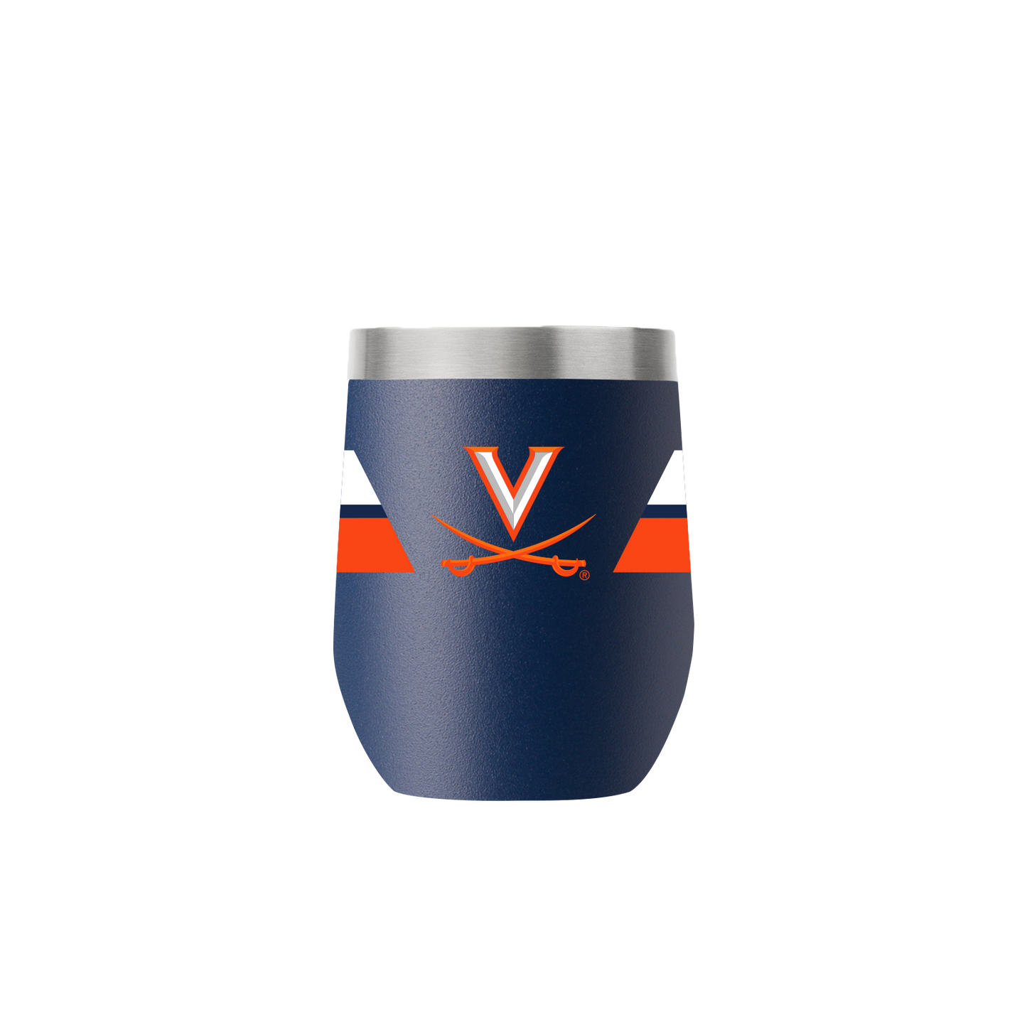 Virginia 12oz Stemless Navy Tumbler