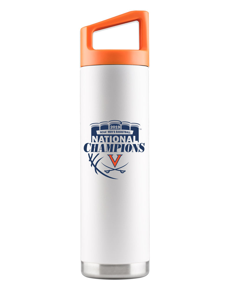 Virginia 22oz White National Champs Bottle