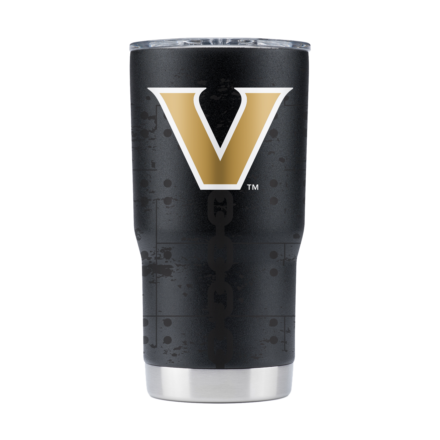 Vanderbilt 20oz Black Full Wrap Tumbler