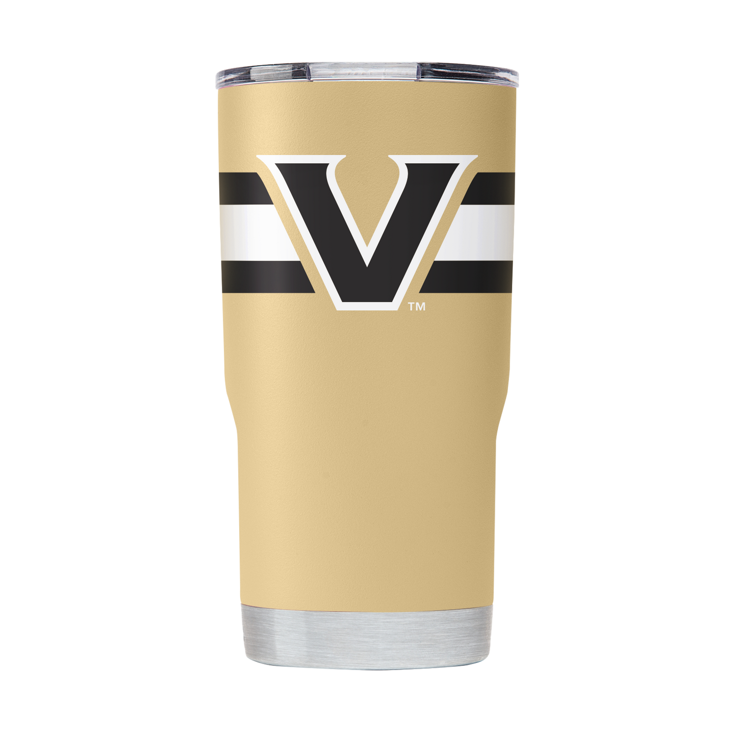 Vanderbilt 20oz Gold Stripes Tumbler