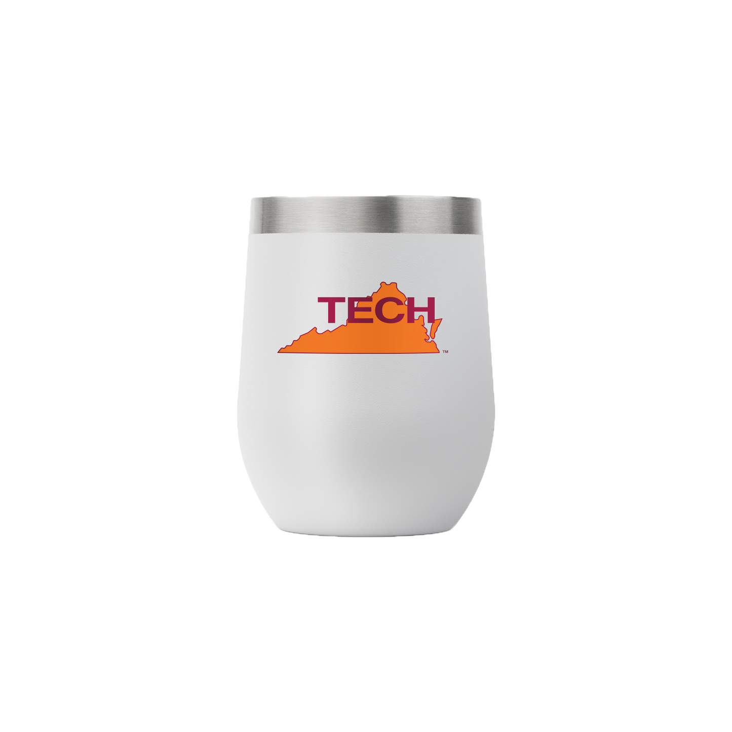 Virginia Tech College Vault 12oz Stemless Tumbler