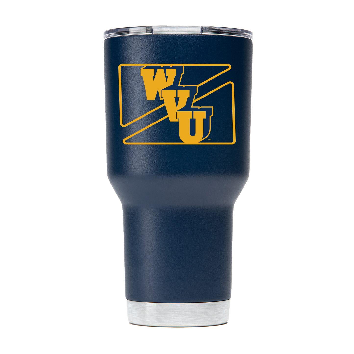 West Virginia College Vault 30oz "Block WVU" Tumbler