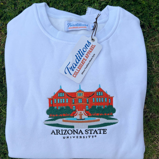 Arizona State Crewneck - White