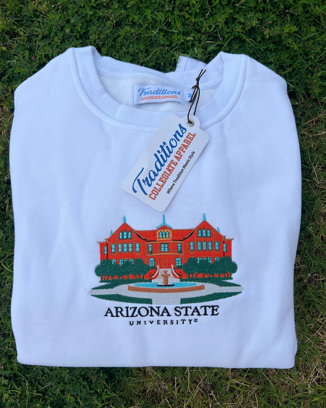 Arizona State Crewneck - White