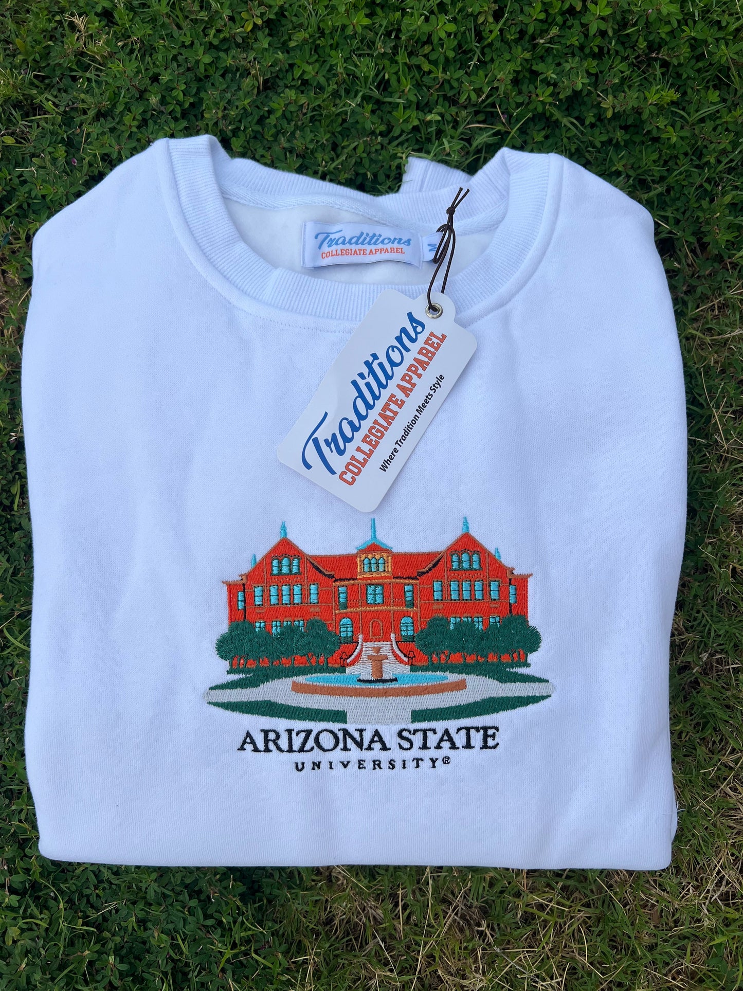 Official Arizona State Crewneck (White)
