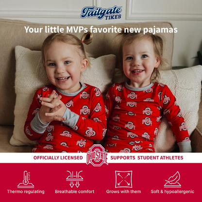 Ohio State Buckeyes Two-Piece Pajama Set