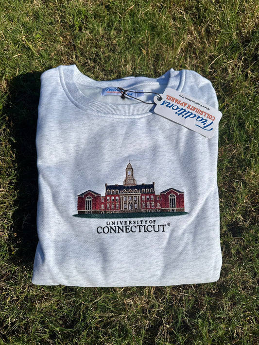 Official UConn Crewneck (Heather Grey)