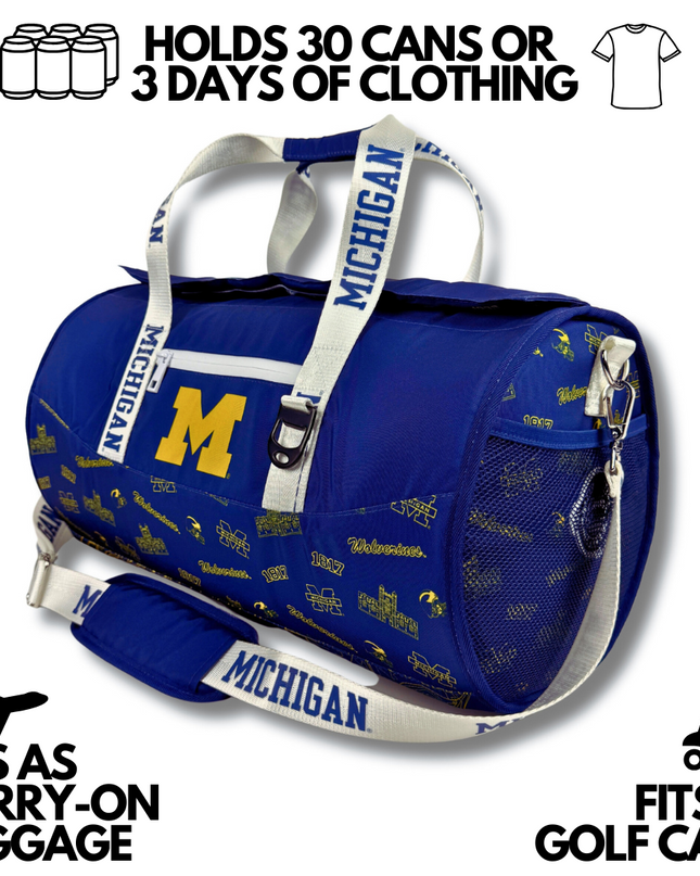 University of Michigan Duffle Cooler