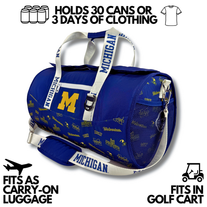 University of Michigan Duffle Cooler