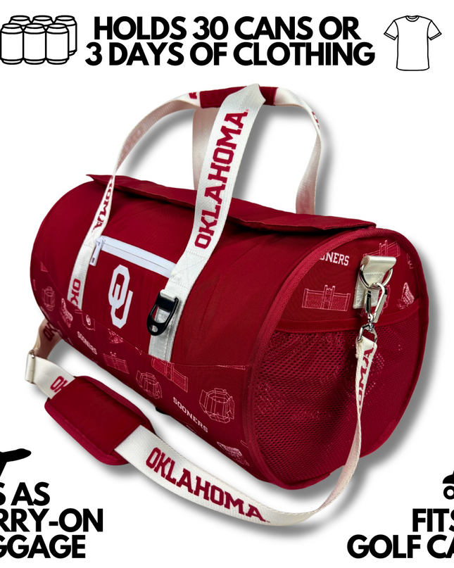University of Oklahoma Duffle Cooler