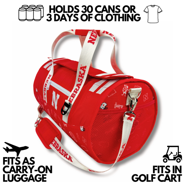 University of Nebraska Duffle Cooler