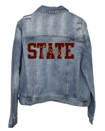 Licensed Game Day Jacket, Blue Denim, Texas State