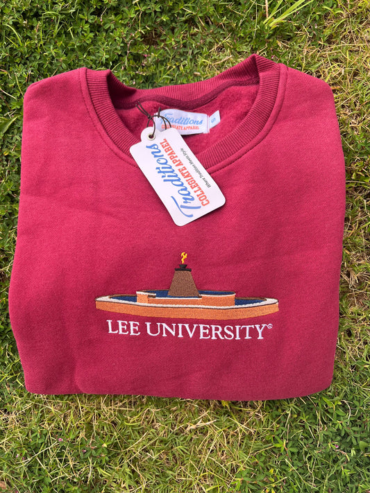 Official Lee University Crewneck (Red)