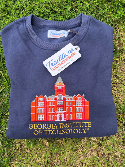 Official Georgia Tech Crewneck (Navy)