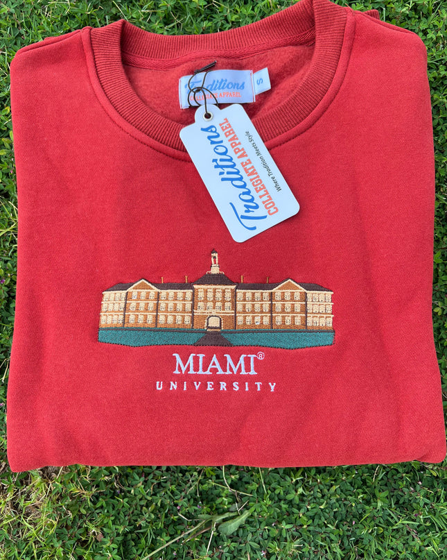 Miami University Crewneck - Red