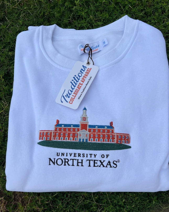 North Texas Crewneck - White