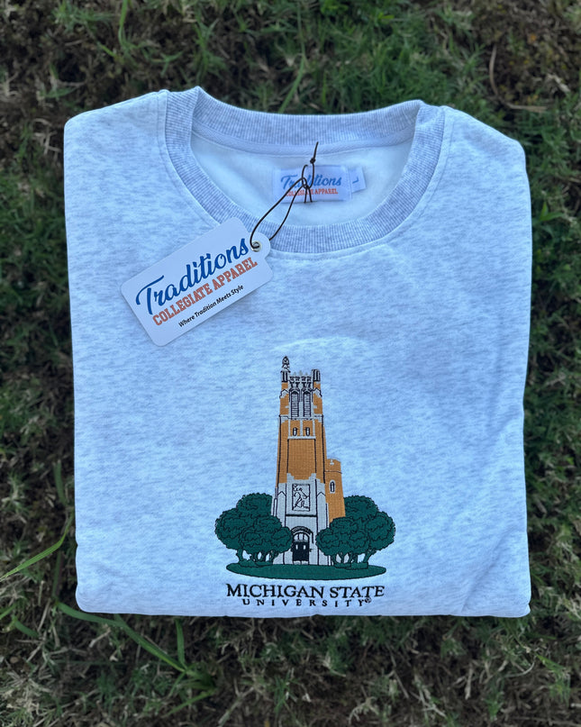 Michigan State University Crewneck - Heather Grey