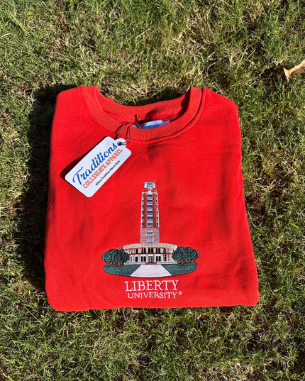 Liberty University Crewneck - Tower Red