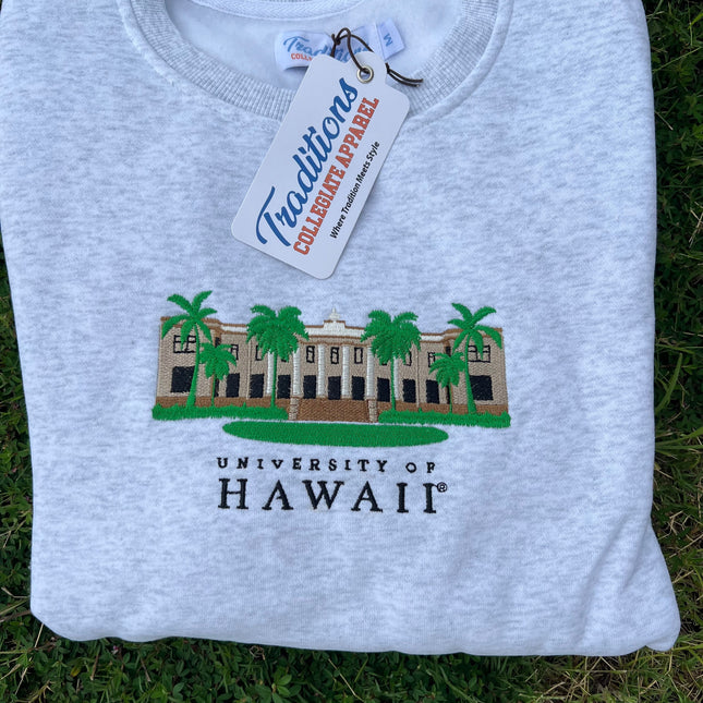 Hawaii Crewneck - Heather Grey