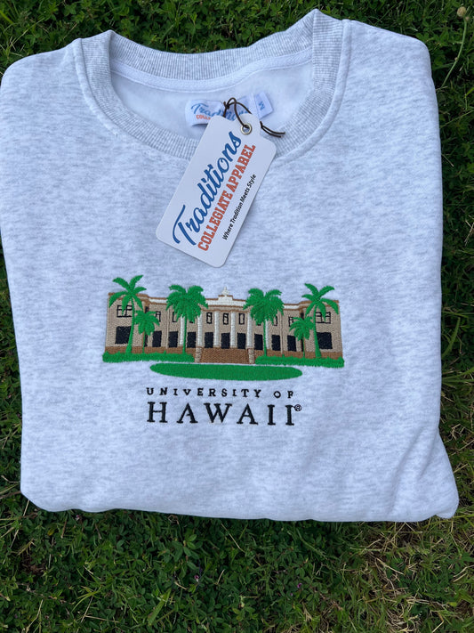 Official Hawaii Crewneck (Heather Grey)