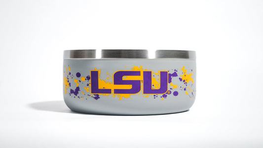 Stainless Steel Pet Bowl - LSU