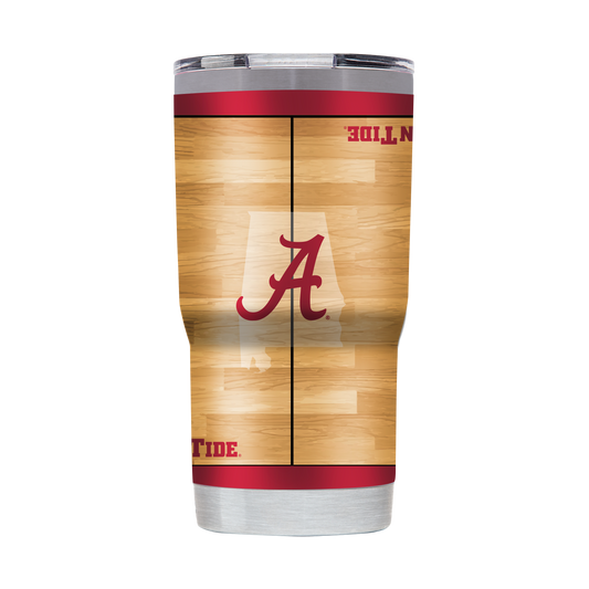 Alabama 20oz Basketball Court Tumbler