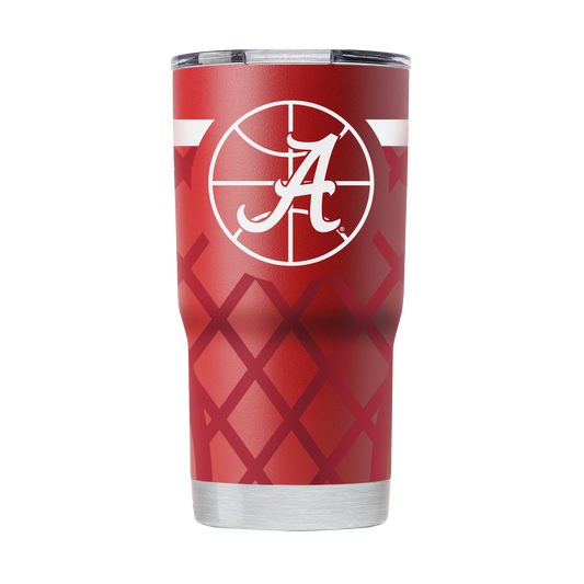 Alabama 20oz Crimson Basketball Tumbler