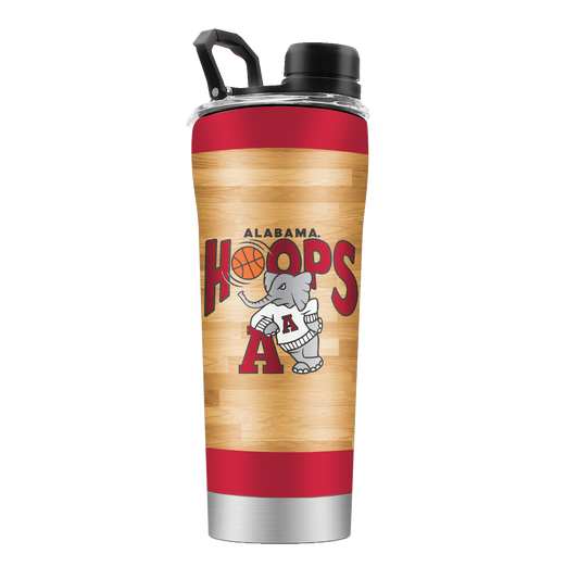 Alabama Basketball Court Stainless Steel Shaker - Vault Collection