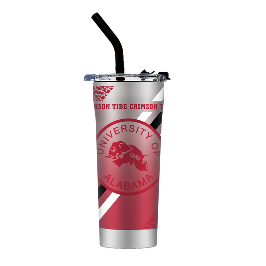Alabama Vault Collection Straw Tumbler